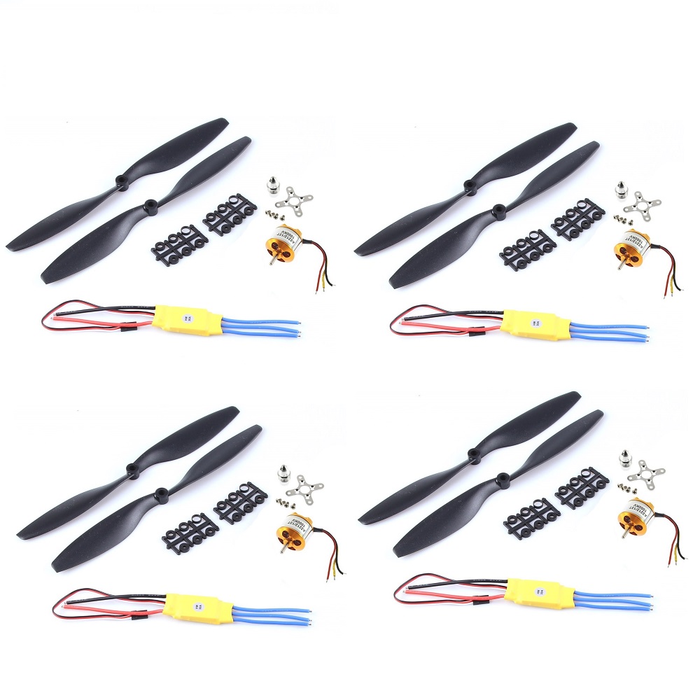 Drone Power Distribution Board - 브러시리스 아웃러너 모터, 1045 프로펠러 쿼드