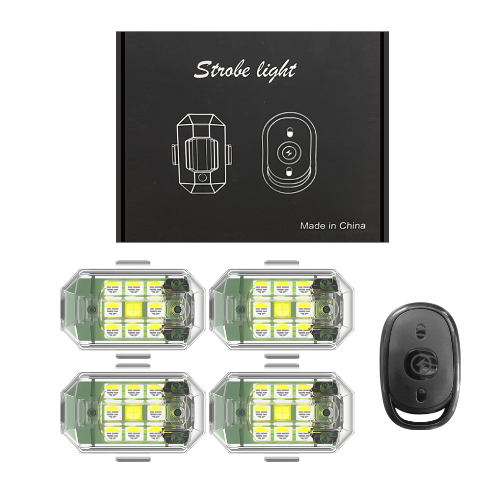 Drone Led Light - 1/2/4개 무선 LED 드론 스트로브 라이트