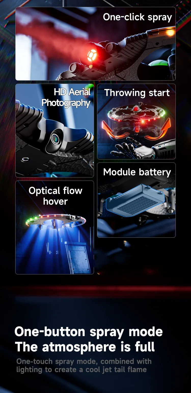 Drone Led Light - 8K WIFI FPV 드론 RC 미니