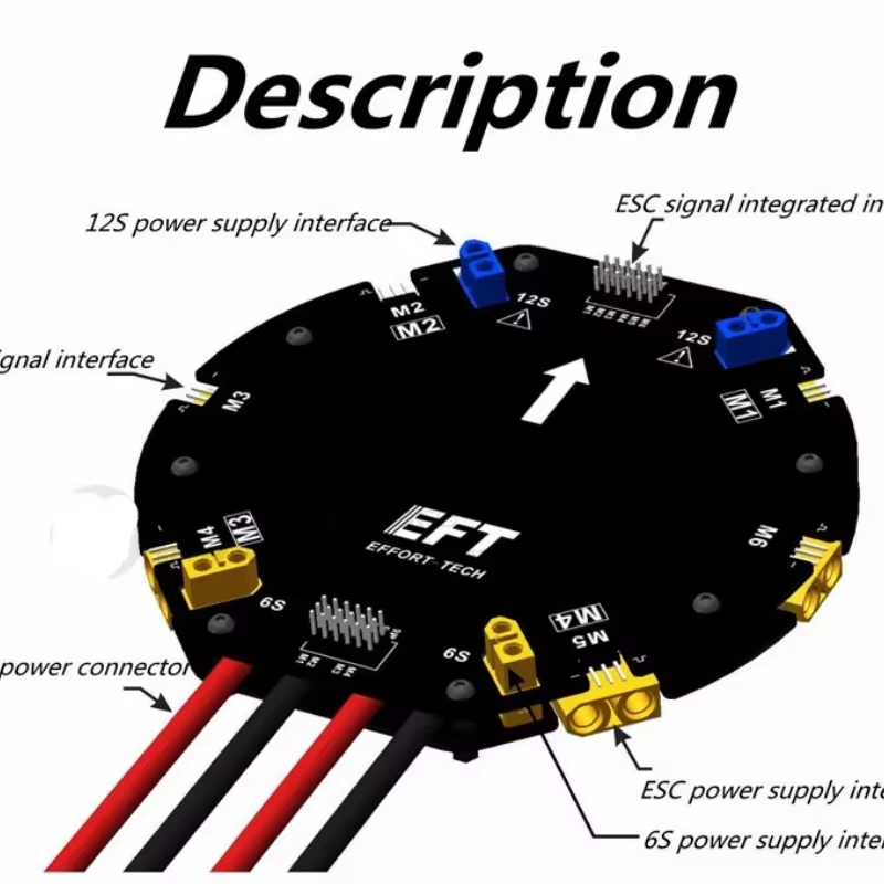 EFT 대전류 전원 분배 보드 PDB 보드 12S 48 - Drone Battery 리뷰 및 가격