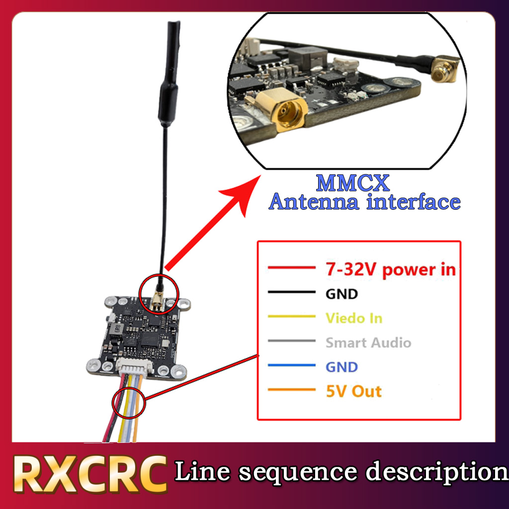 RXCRC 5.8G 모듈 48채널 1.6W VTX 더블 - Drone Camera 리뷰 및 가격