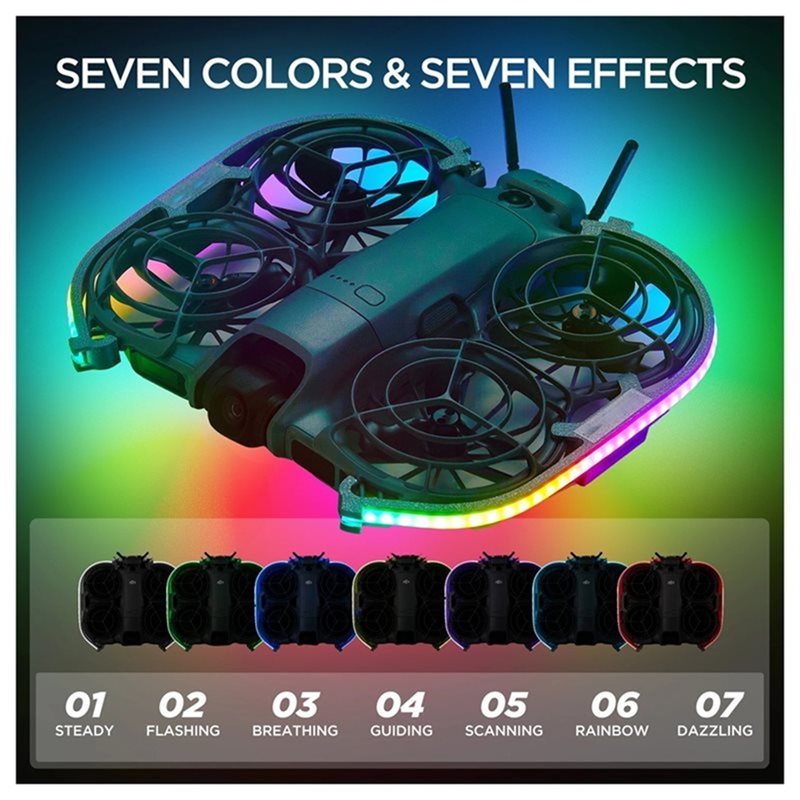DJI Neo 2 드론용 LED 라이트 스트립, 색상  - Drone Led Light 리뷰 및 가격